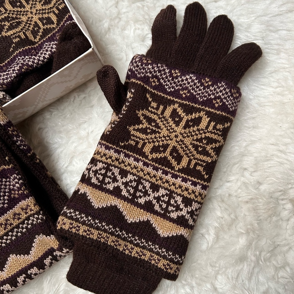 Reversible Set Touch Screen Compatible Gloves - Picture 2 of 7